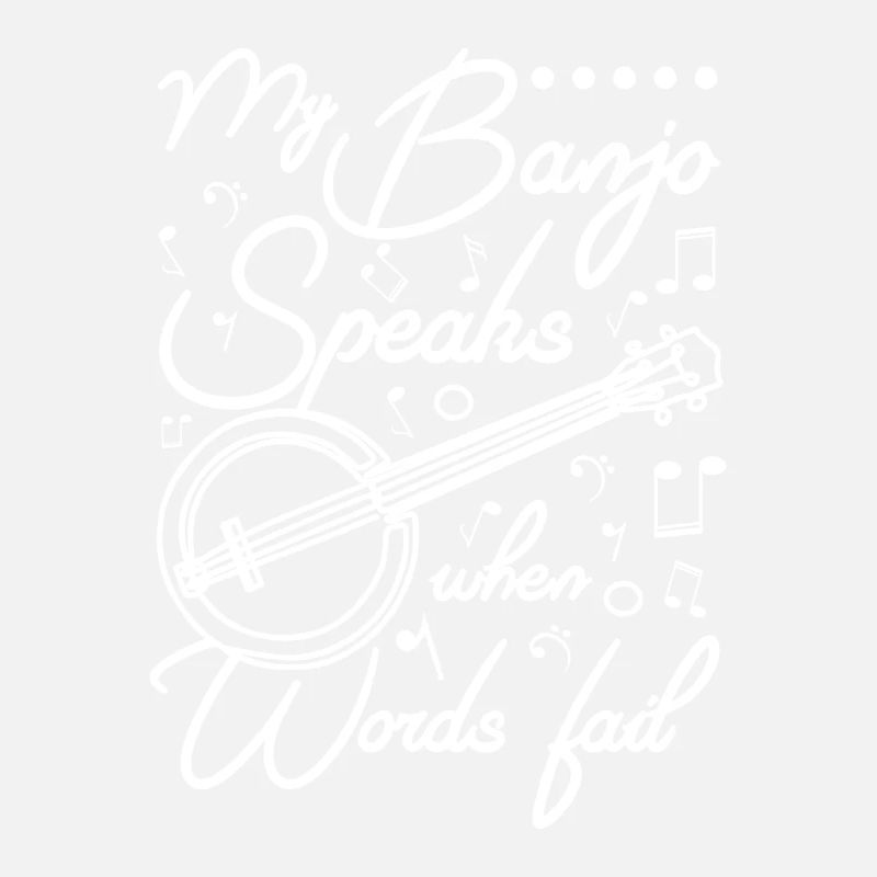 My banjo speaks when words fail
