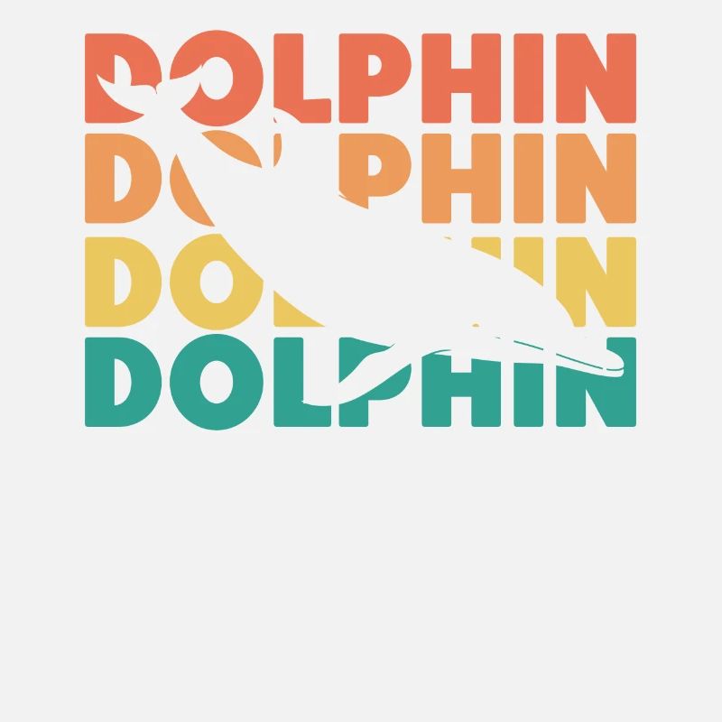 Dolphin Retro Vintage Dolphin