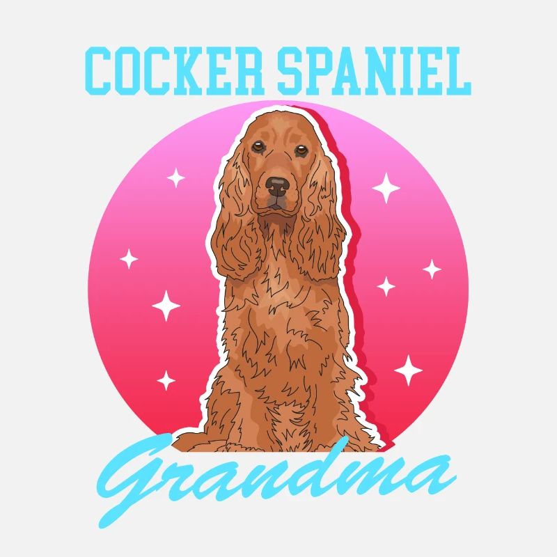 Cocker Spaniel Oma Hund Cockerspaniel Geschenk
