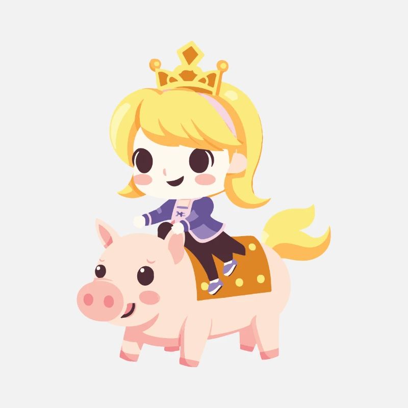 Conte de fées de princesse cochon