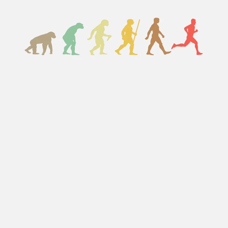 Run Retro Running Evolution Funny Runner Marathon