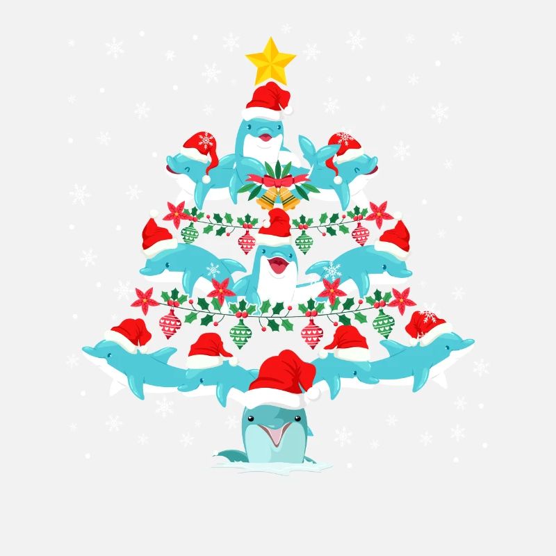 Dolphin Christmas Tree