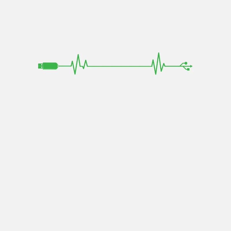 Module de mémoire de ligne de battement de cœur de clé USB