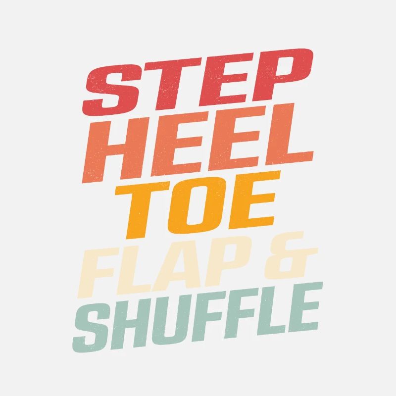 Step, Talon, Orteil, Rabat et Shuffle Tap Dancer Tap Dan