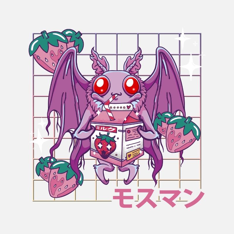 Mothman Strawberry Milk Shake