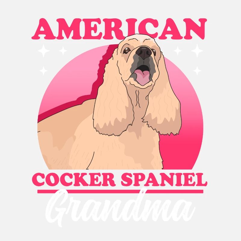 Amerikanischer Cocker Spaniel Oma Hunde Geschenk