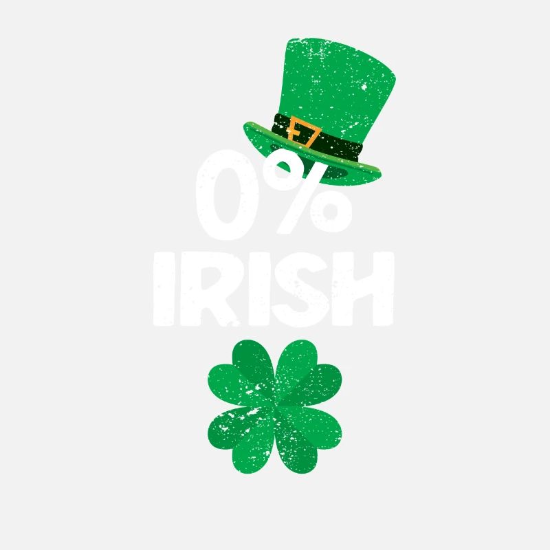 0% Trèfle irlandais Drôle de la Saint-Patrick