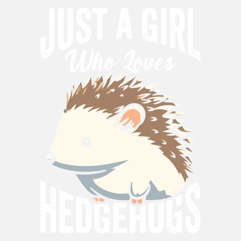 Nur Ein Mädchen, Das Igel T-Shirt Liebt