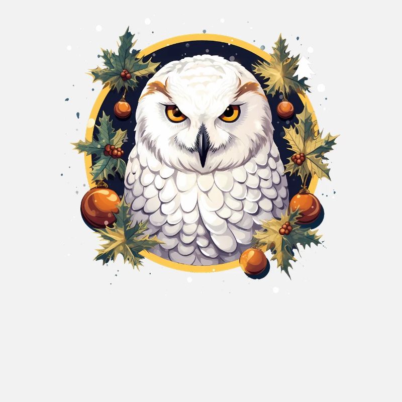 Schneeeule Weihnachtsornament, liebt Eulen