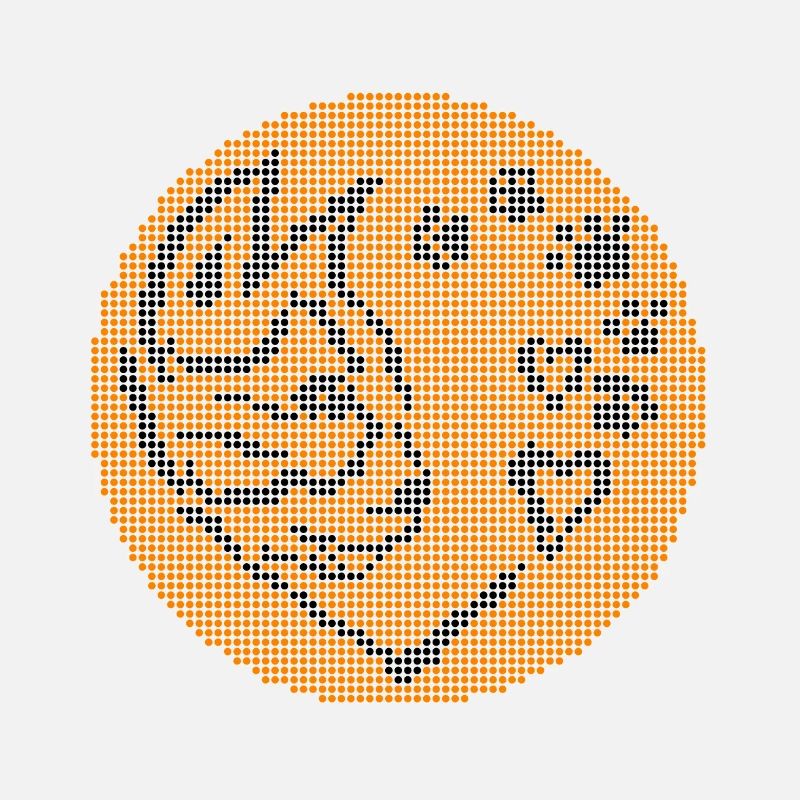 Chat petit cœur graphique