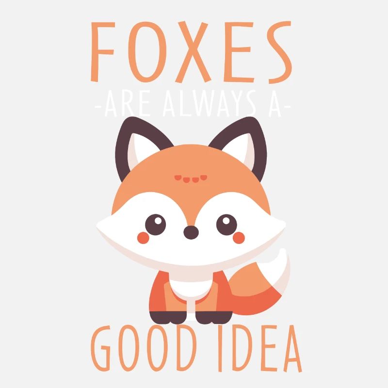 Kawaii Fox Design - Foxes Are Always A Good Idea