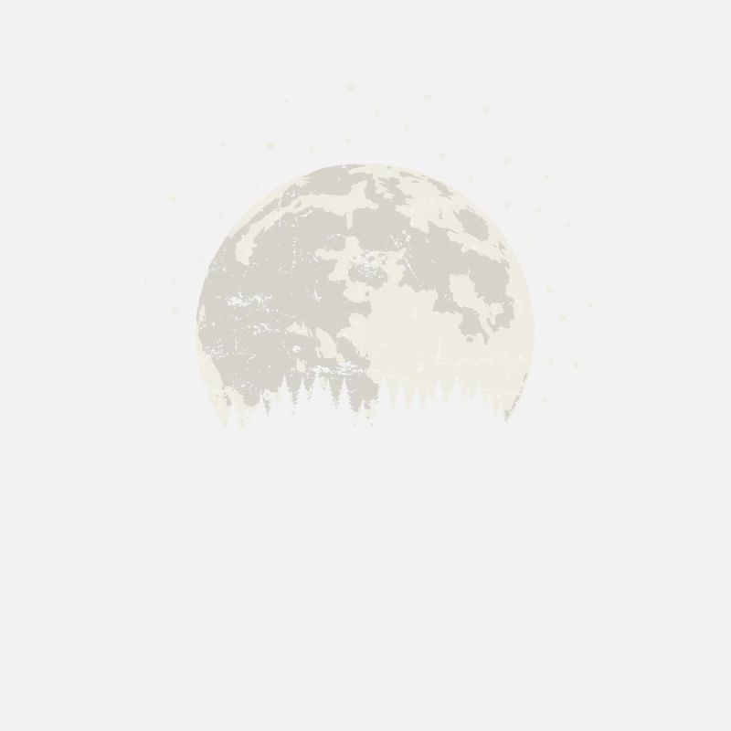 Mond hinter den Bergen Himmel Licht