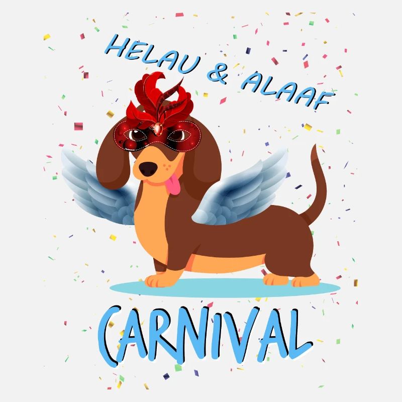Teckel, Carnaval, Carnaval, Helau, Alaaf, Ange