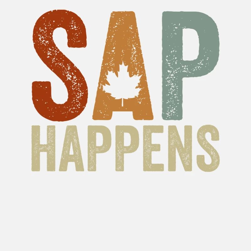 Maple Syrup Tree Tapping Funny Autumn