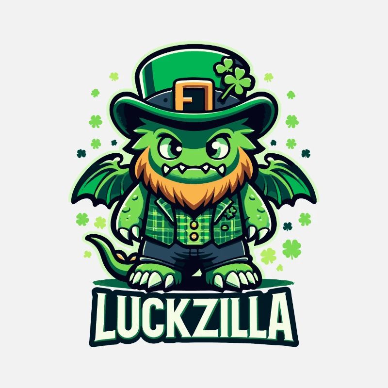 Luckzilla St. Paddy's Day Dragon