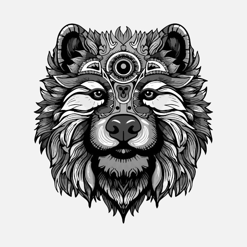 Chow Chow Dog Dog Head