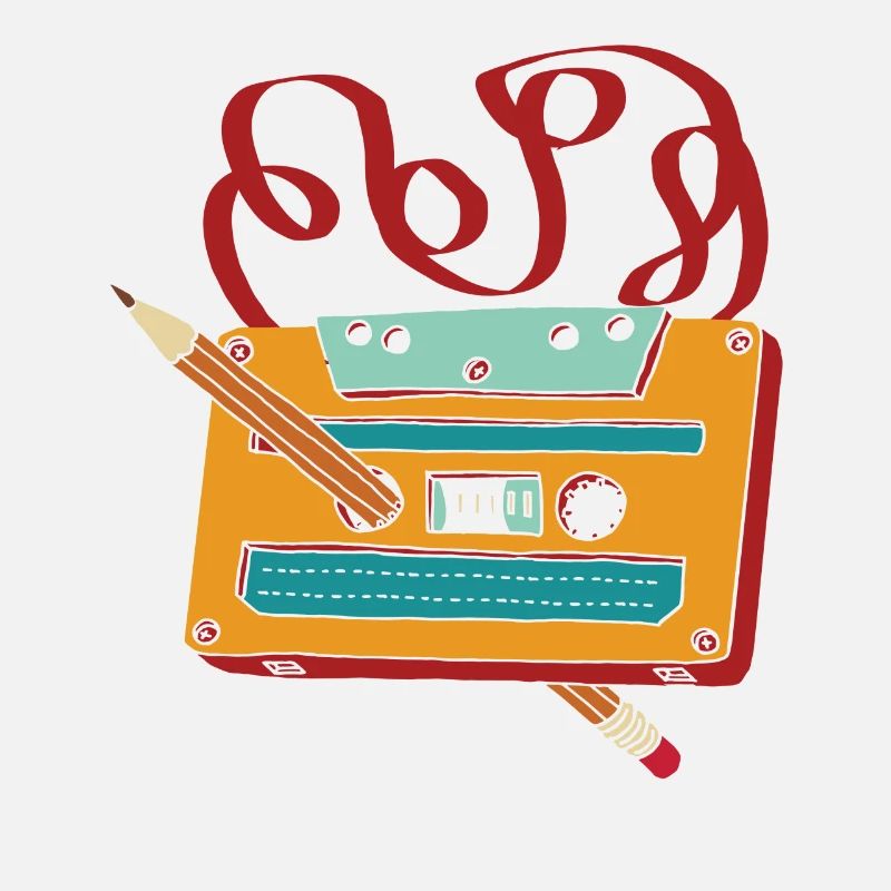 Cassette Music Mixtape Cassette Player 80s