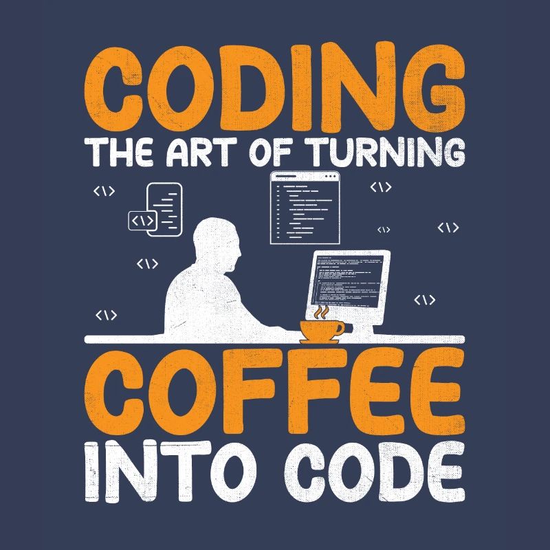 Kaffee-Codierung Programmierer Programmierer Entwickler Nerd Coff