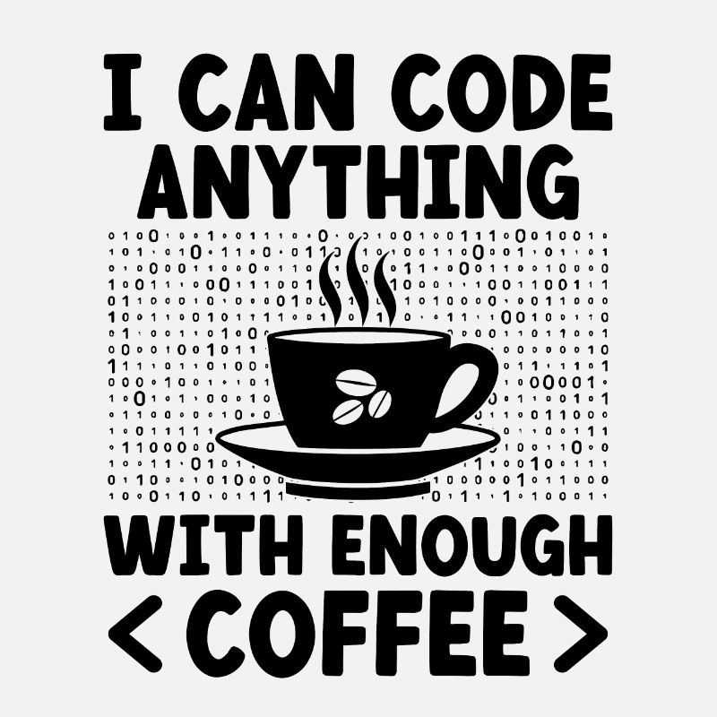 Kaffee-Codierung Programmierer Programmierer Entwickler Nerd Coff
