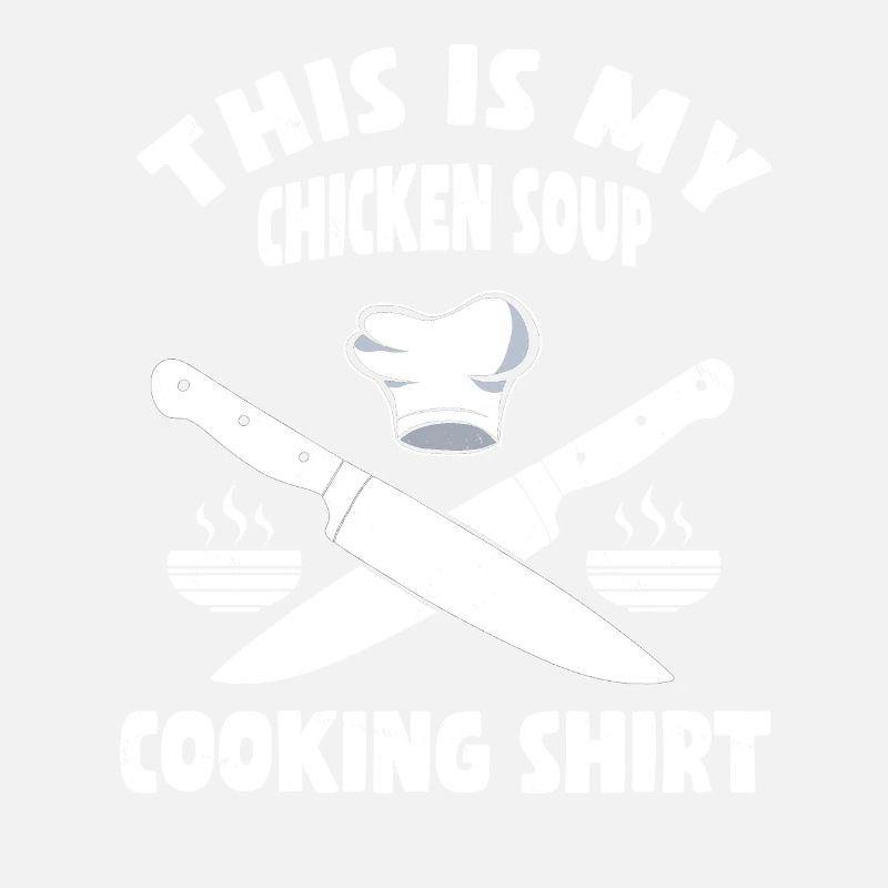 PouletConception de chef de soupe de poulet