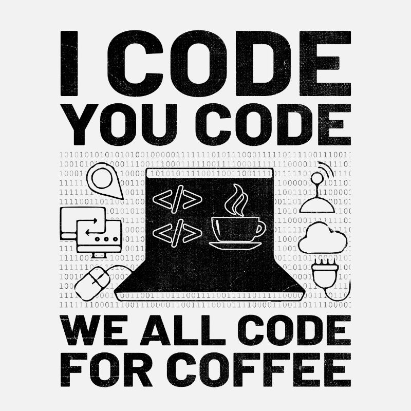 Kaffee-Codierung Programmierer Programmierer Entwickler Nerd Coff