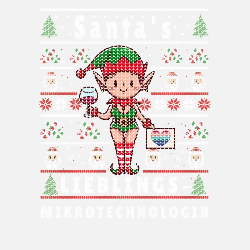 Ugly Christmas SANTA'S FAVORITE MICROTECHNOLOGIST