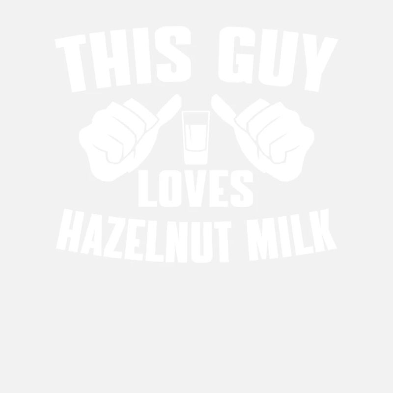 This guy loves hazelnut milk