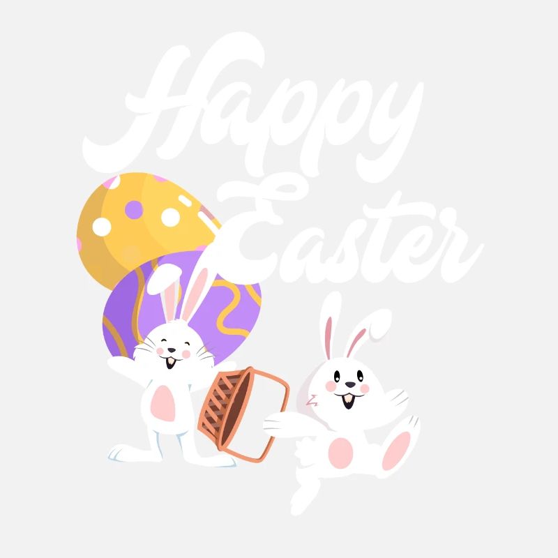 Frohe Ostern Hasen Ostern Kind Mädchen