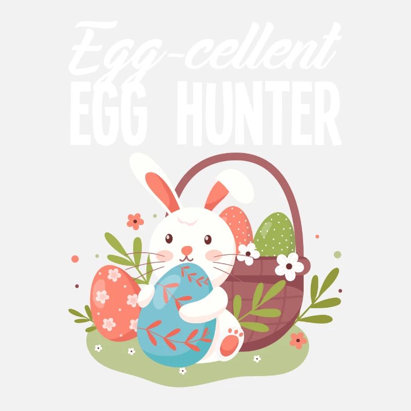 Wunderbarer Eier Jäger Osterhase Ostern