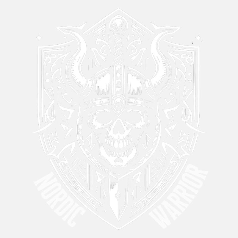 Nordic Viking Warrior Wikinger Totenkopf Krieger