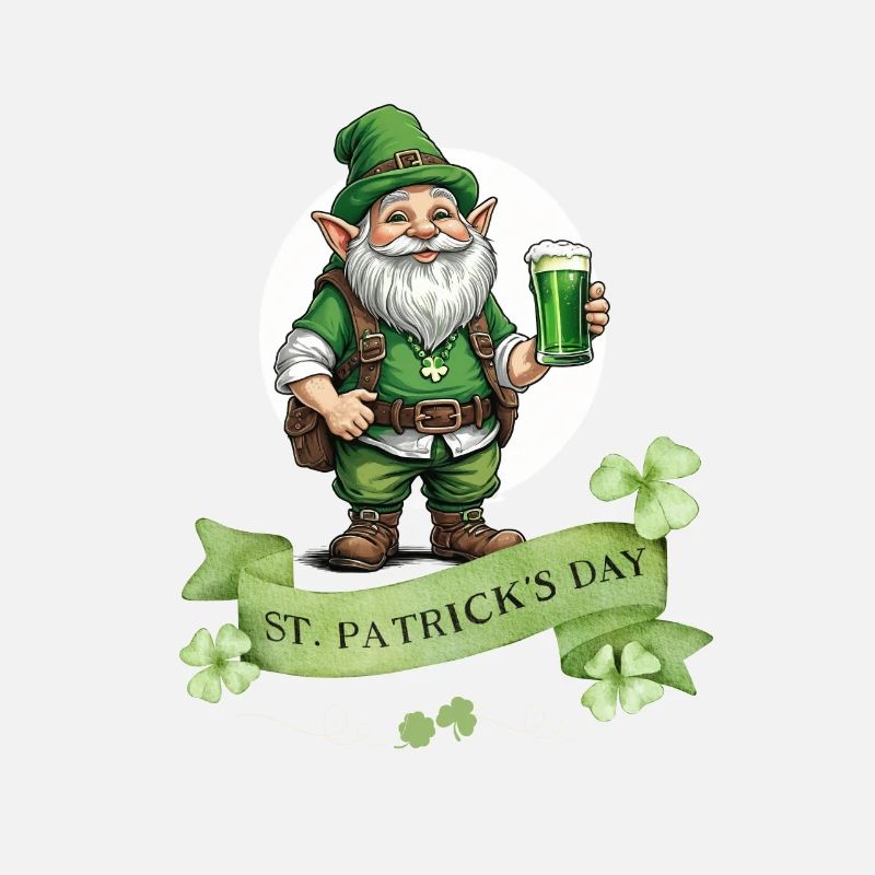 St. Patrick's Day Leprechaun I Green Beer I