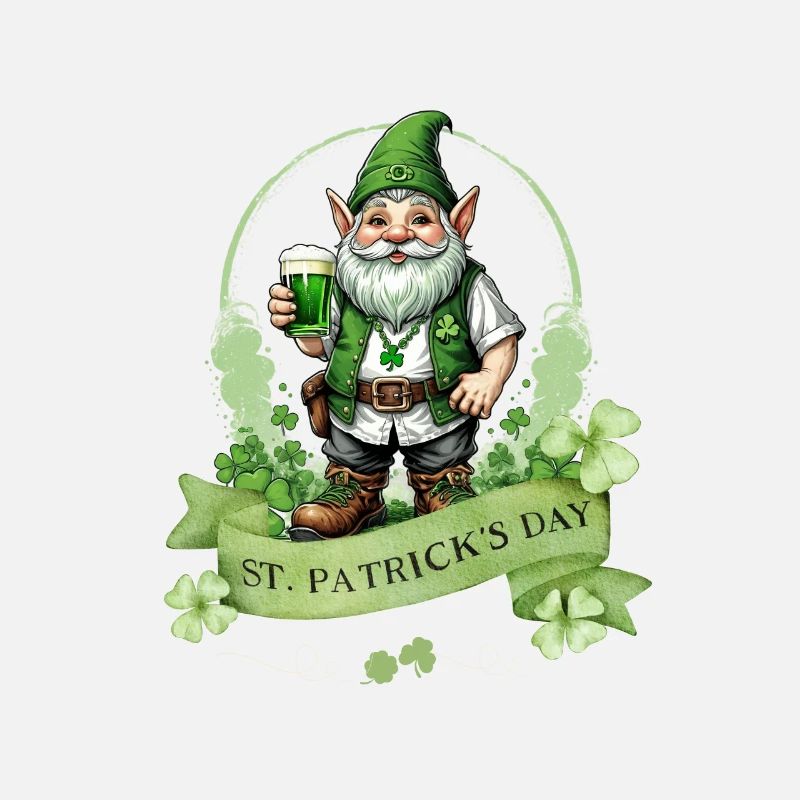 St. Patrick's Day Leprechaun I Green Beer I