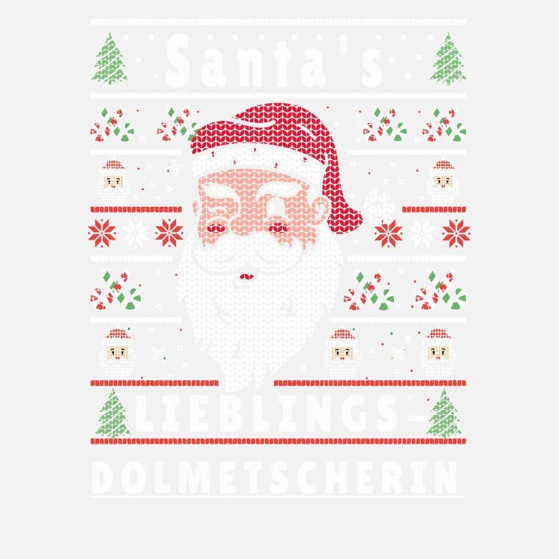 Ugly Christmas SANTA'S FAVORITE INTERPRETER