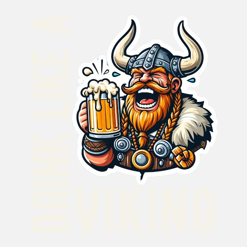 Bier Wikinger Krieger Prost Walhalla Odin Nordmann