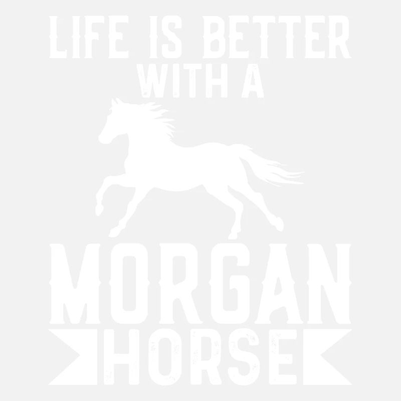 La vie est plus belle avec un cheval Morgan