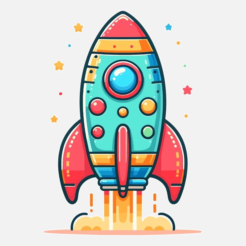 childishly designed rocket