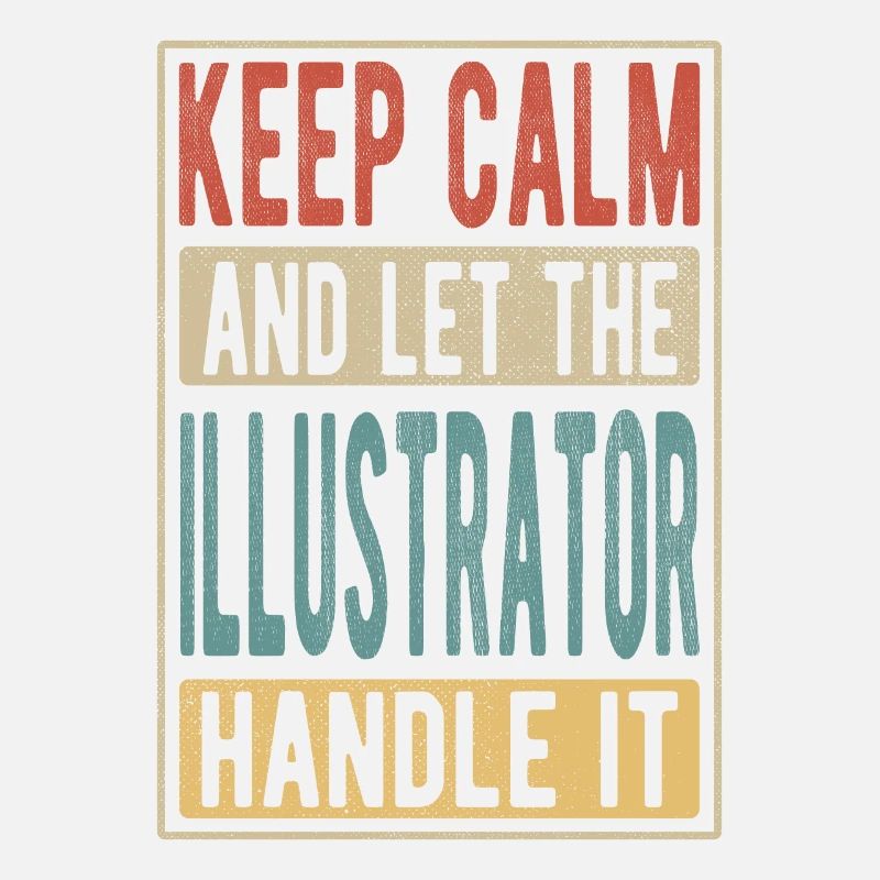 Illustrator Retro Geschenk