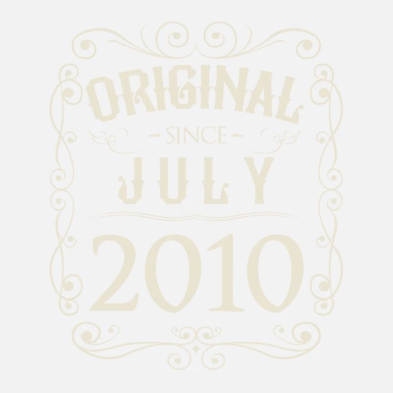 Vintage - Original since Juli 2010 Geburtstag
