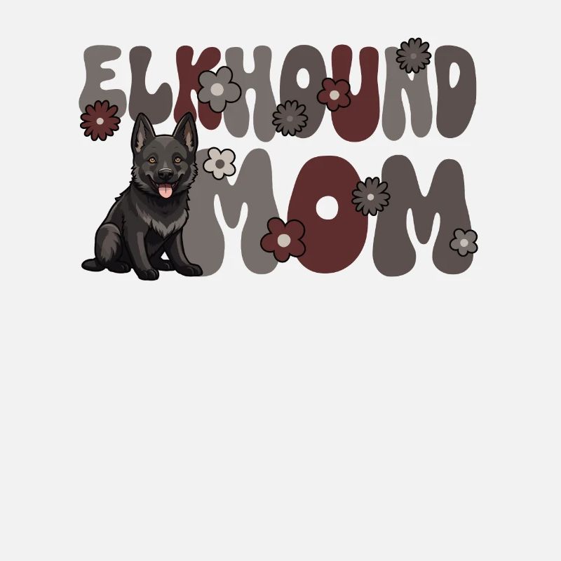 Norwegian Elkhound Groovy Elkhound Mom
