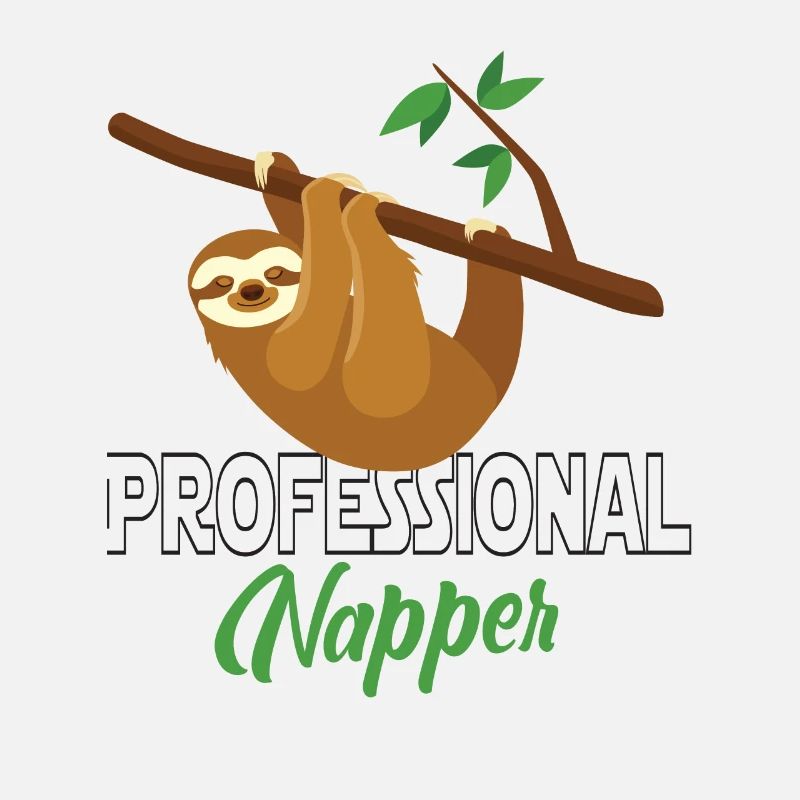 Professinonal Napper, Sloth, Sloth, Sleeping,