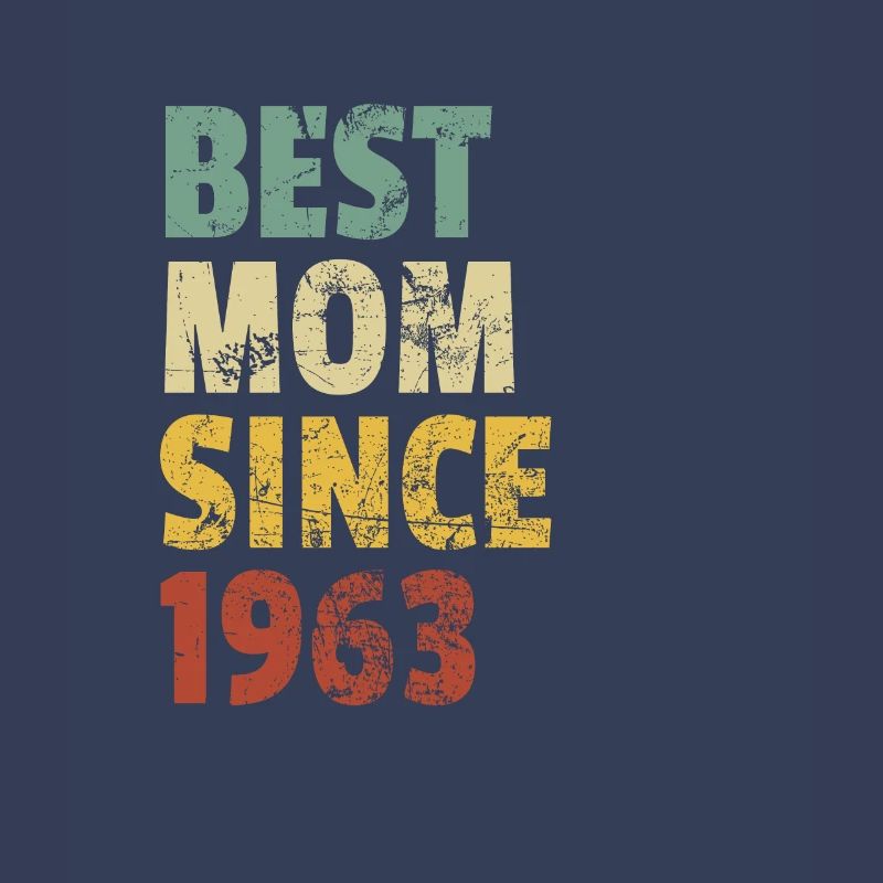 Beste Mutter seit 1963 Muttertags-Slogan-Zitat