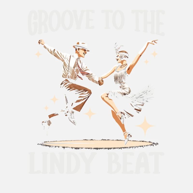 Lindy Hop Dancer Swinging Dancing Swing Dance