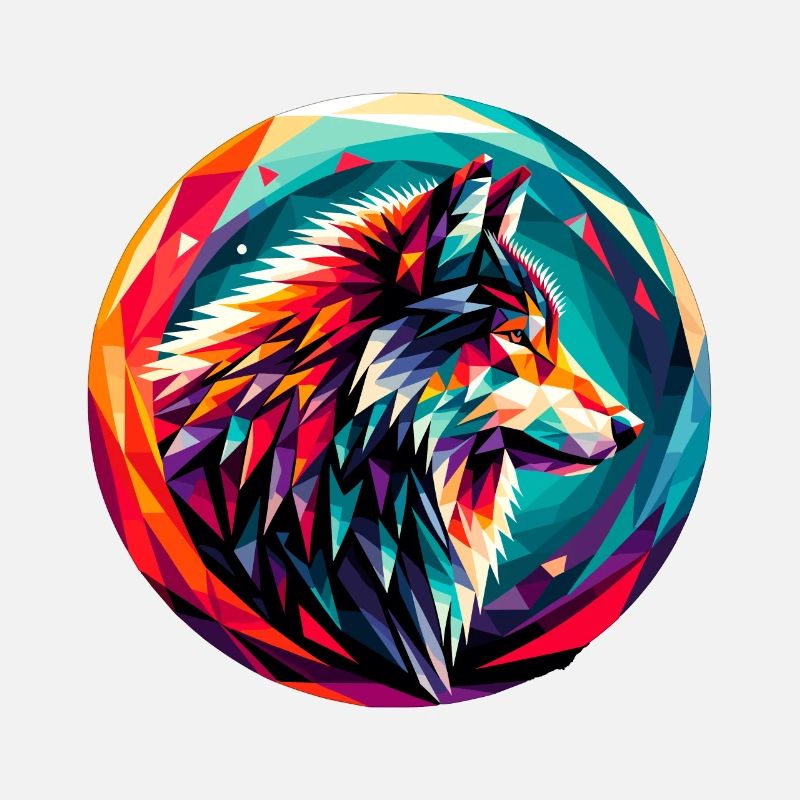 Wolf in polygon representation