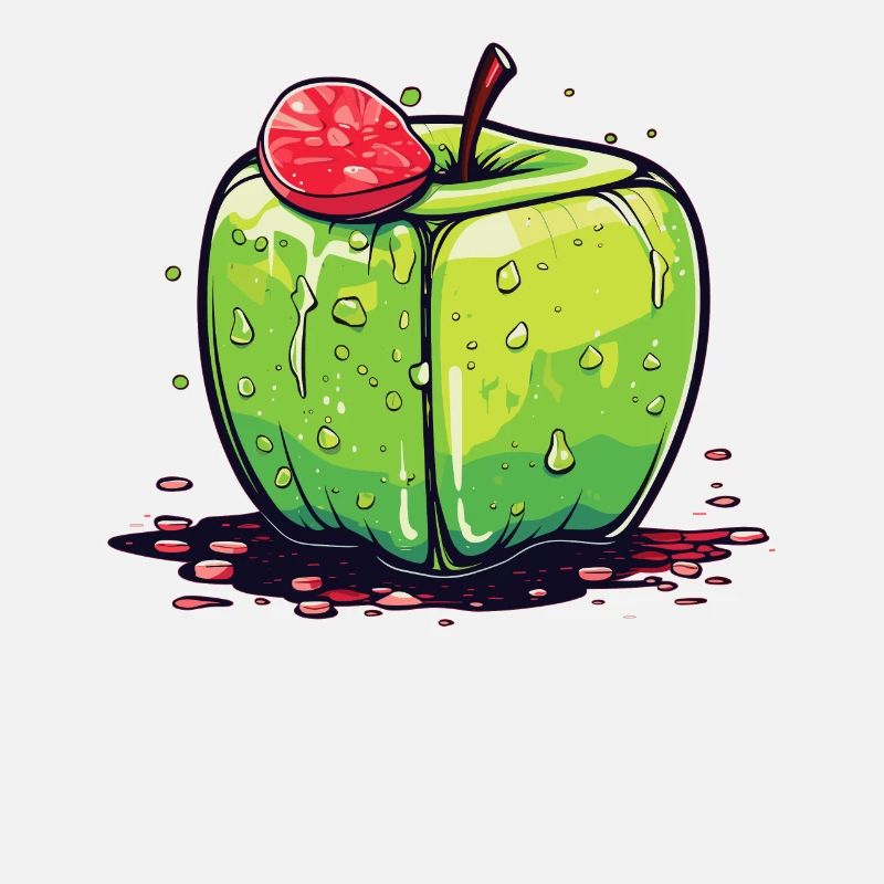 Würfel Apfel Cube Apple