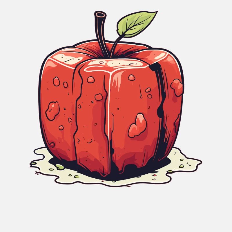 Würfel Apfel Cube Apple