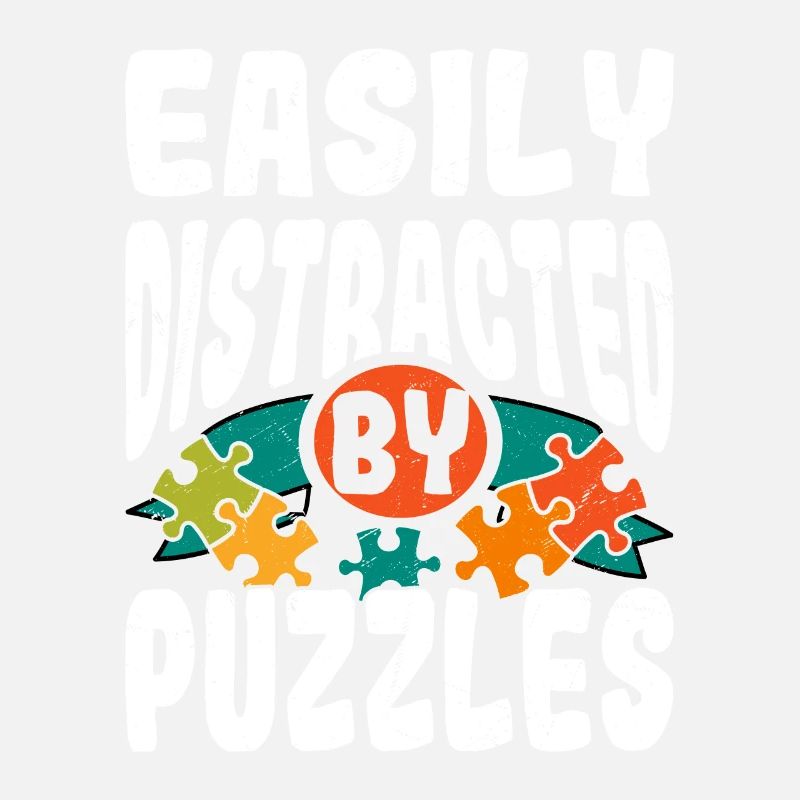 Facilement distrait par les puzzles Jigsaw Puzzle Piece