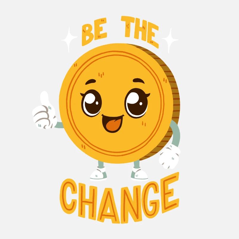 Be The Change - Change Pun