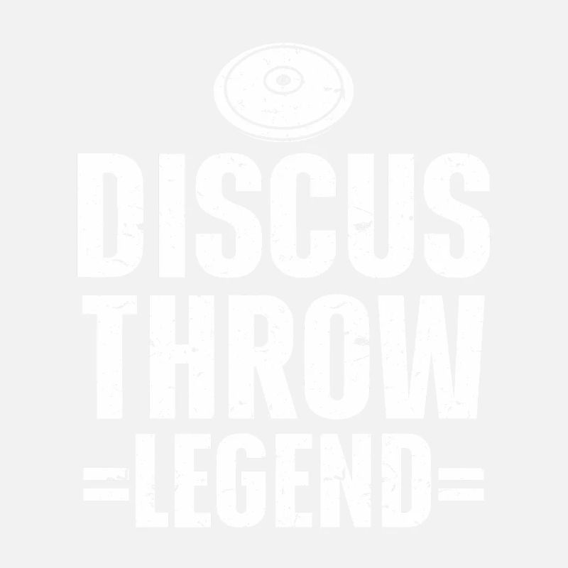 Diskuswerfer Leichtathlet Disc Throw