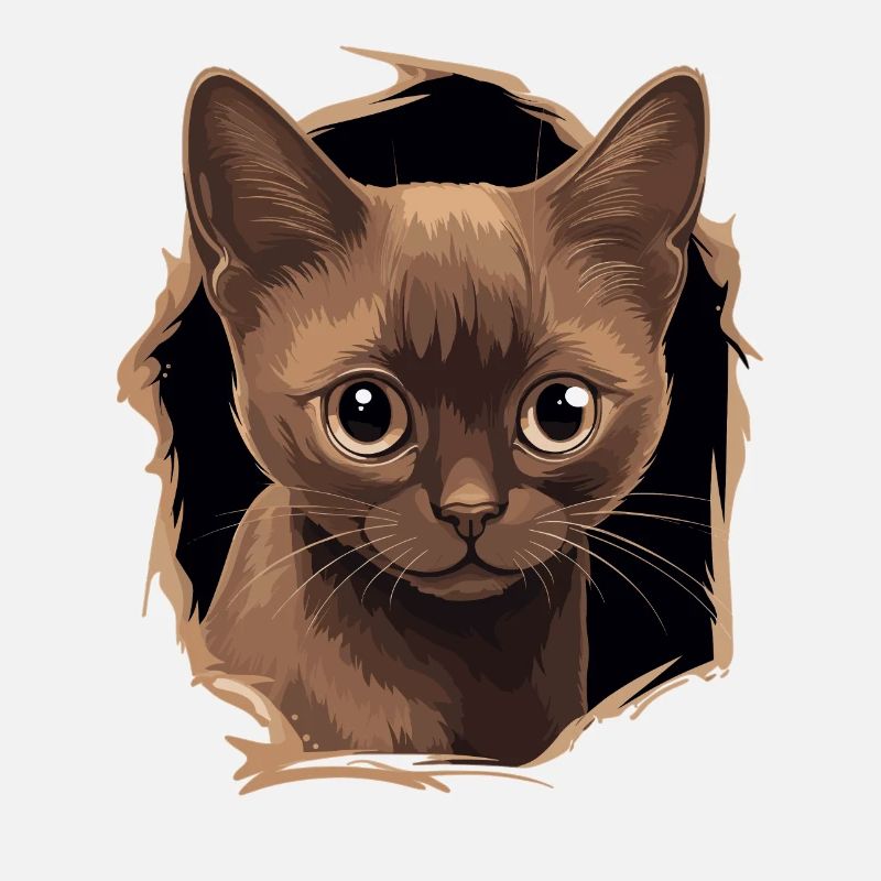Chat birman Birmanie Katze