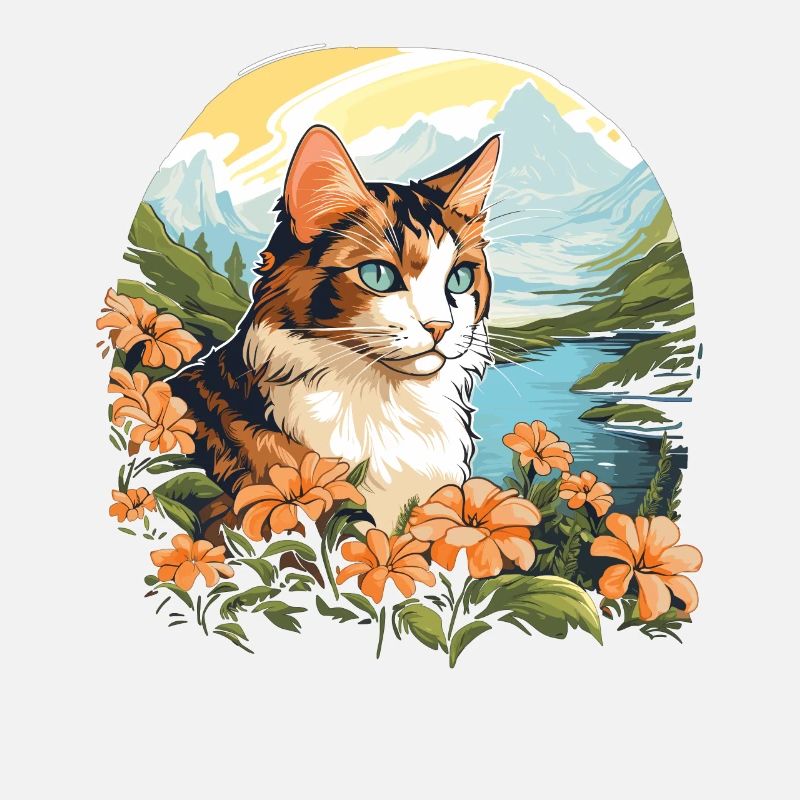 Chat calicot Chat porte-bonheur
